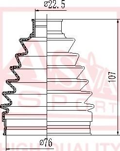 ASVA ASBT-TD2 - Маншон, полуоска vvparts.bg