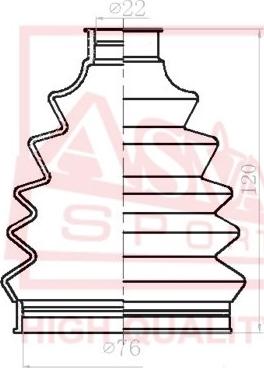 ASVA ASBT-Z36 - Маншон, полуоска vvparts.bg