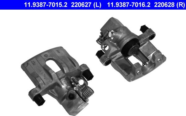 ATE 11.9387-7016.2 - Спирачен апарат vvparts.bg