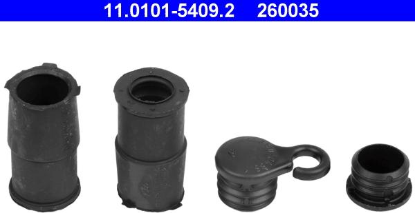 ATE 11.0101-5409.2 - Комплект водещи втулки, спирачен апарат vvparts.bg