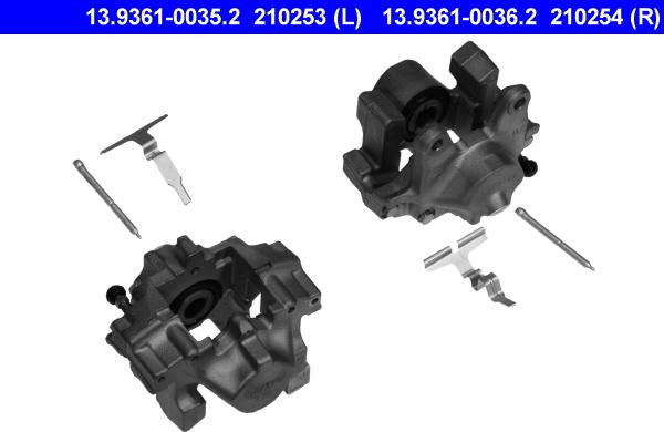 ATE 13.9361-0036.2 - Спирачен апарат vvparts.bg