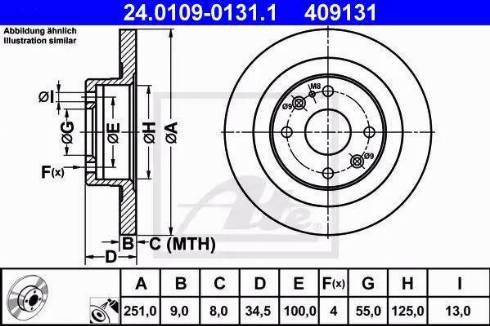 Alpha Brakes HTT-MZ-008 - Спирачен диск vvparts.bg