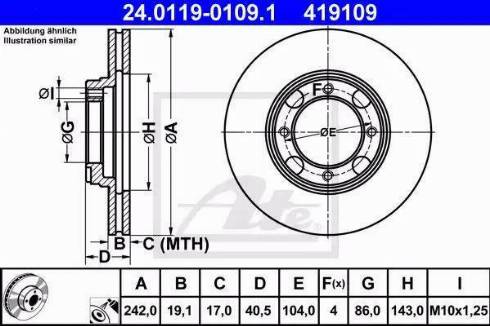 Alpha Brakes HTP-HY-500 - Спирачен диск vvparts.bg