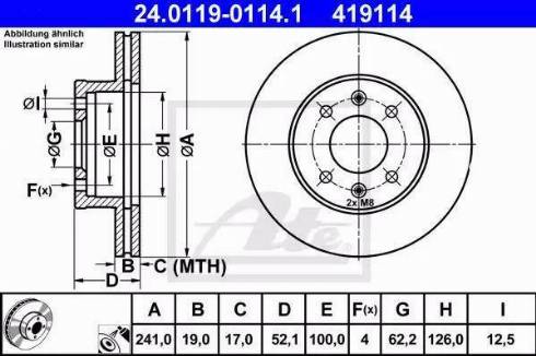 Alpha Brakes HTP-HY-508 - Спирачен диск vvparts.bg