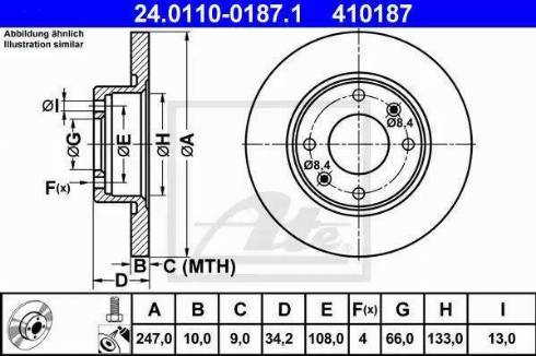 Alpha Brakes HTP-PE-002 - Спирачен диск vvparts.bg