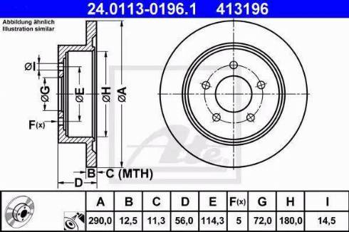 Alpha Brakes HTT-CH-003 - Спирачен диск vvparts.bg