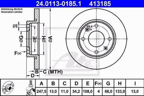 Alpha Brakes HTP-PE-004 - Спирачен диск vvparts.bg