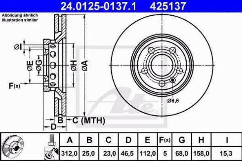 Alpha Brakes HTP-VW-034 - Спирачен диск vvparts.bg