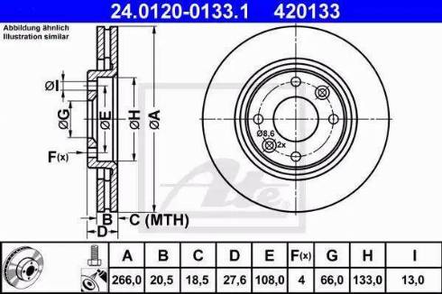 Alpha Brakes HTP-CT-006 - Спирачен диск vvparts.bg