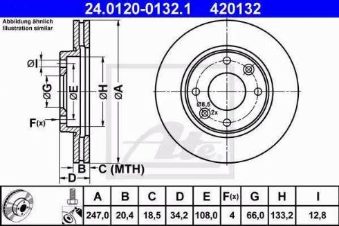 Alpha Brakes HTP-CT-004 - Спирачен диск vvparts.bg