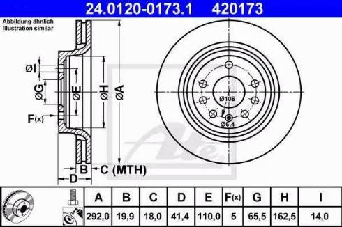 Alpha Brakes HTT-PL-018 - Спирачен диск vvparts.bg