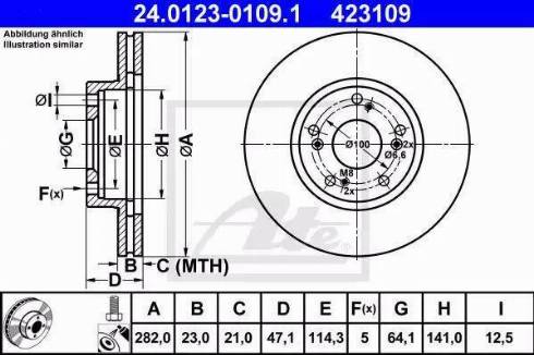 Alpha Brakes HTP-HD-044 - Спирачен диск vvparts.bg