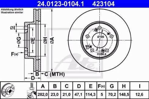 Alpha Brakes HTP-HD-033 - Спирачен диск vvparts.bg