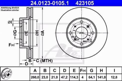 Alpha Brakes HTP-HD-030 - Спирачен диск vvparts.bg