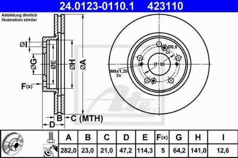 Alpha Brakes HTP-HD-048 - Спирачен диск vvparts.bg