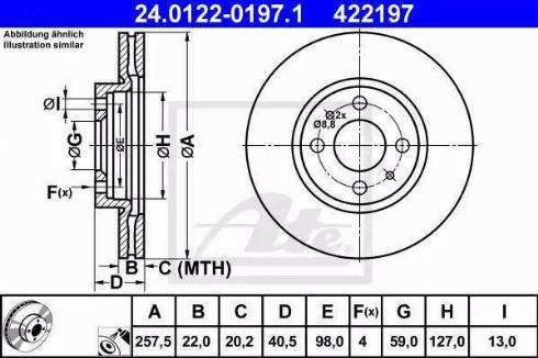 Alpha Brakes HTP-FT-035 - Спирачен диск vvparts.bg