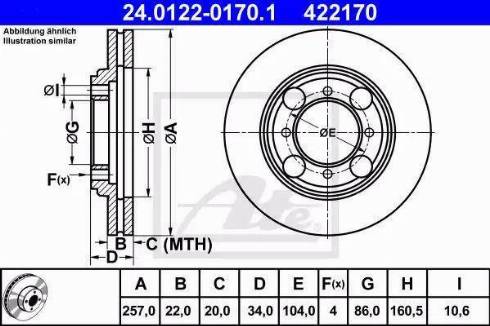 Alpha Brakes HTP-HY-502 - Спирачен диск vvparts.bg