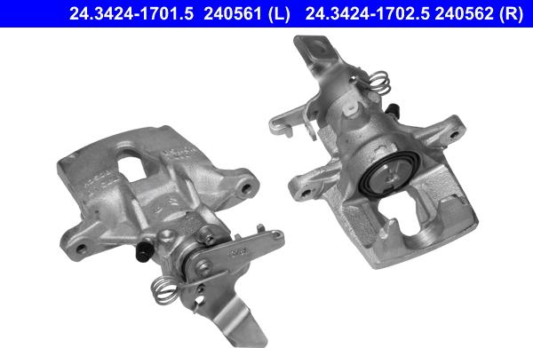 ATE 24.3424-1701.5 - Спирачен апарат vvparts.bg