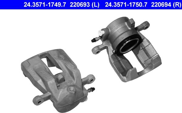 ATE 24.3571-1749.7 - Спирачен апарат vvparts.bg