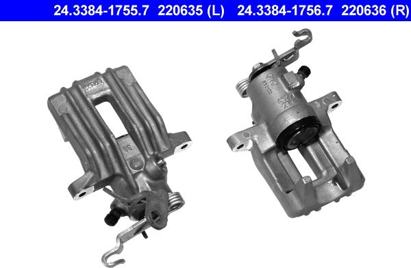 ATE 24.3384-1755.7 - Спирачен апарат vvparts.bg