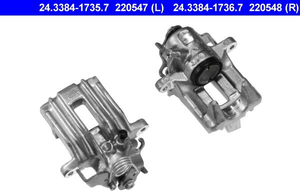 ATE 24.3384-1736.7 - Спирачен апарат vvparts.bg