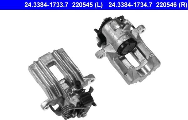 ATE 24.3384-1733.7 - Спирачен апарат vvparts.bg