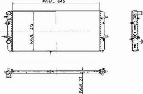 AUDI 6K0121253AG - Радиатор, охлаждане на двигателя vvparts.bg