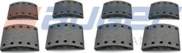 Auger 92972 - Комплект феродо за накладки, барабанни спирачки vvparts.bg