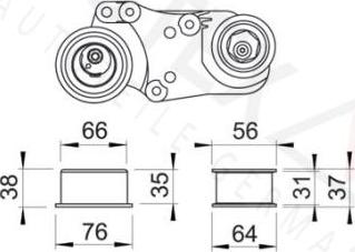 Autex 641439 - Обтягащо рамо, ангренаж vvparts.bg