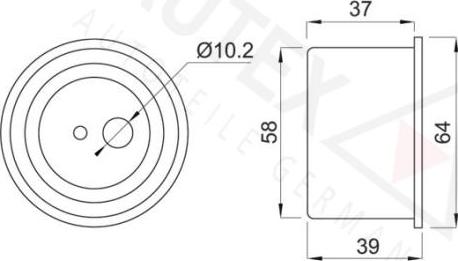 Autex 641636 - Обтяжна ролка, ангренаж vvparts.bg