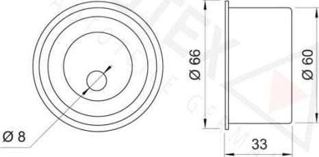 Autex 641189 - Обтяжна ролка, ангренаж vvparts.bg