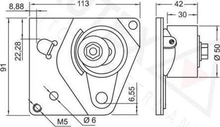 Autex 641704 - Обтягащо рамо, ангренаж vvparts.bg