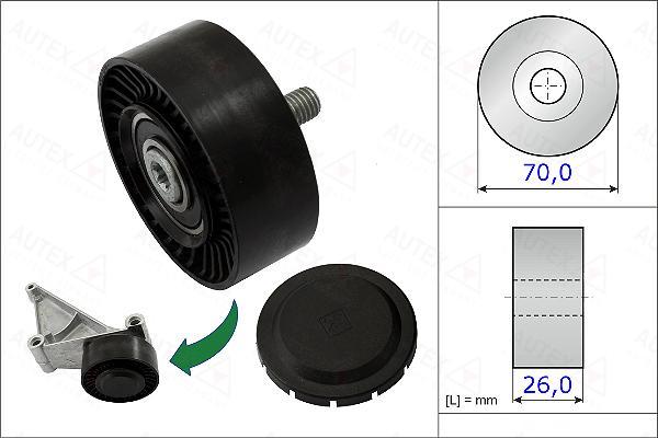 Autex 654984 - Паразитна / водеща ролка, пистов ремък vvparts.bg