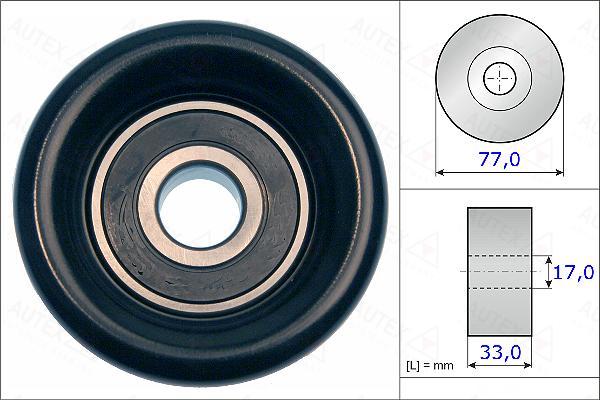 Autex 654983 - Паразитна / водеща ролка, пистов ремък vvparts.bg