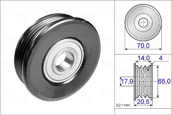 Autex 654926 - Паразитна / водеща ролка, пистов ремък vvparts.bg