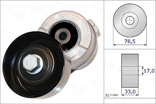 Autex 654978 - Ремъчен обтегач, пистов ремък vvparts.bg