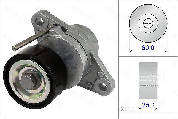 Autex 654896 - Ремъчен обтегач, пистов ремък vvparts.bg