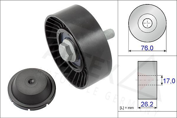 Autex 654806 - Паразитна / водеща ролка, пистов ремък vvparts.bg