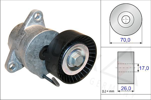 Autex 654815 - Ремъчен обтегач, пистов ремък vvparts.bg