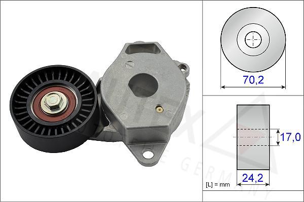 Autex 654811 - Ремъчен обтегач, пистов ремък vvparts.bg