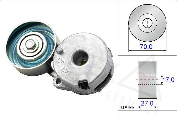 Autex 654812 - Ремъчен обтегач, пистов ремък vvparts.bg