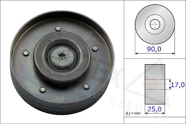 Autex 654836 - Паразитна / водеща ролка, пистов ремък vvparts.bg