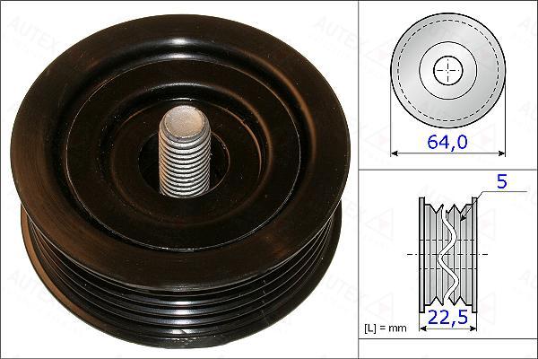 Autex 654876 - Паразитна / водеща ролка, пистов ремък vvparts.bg