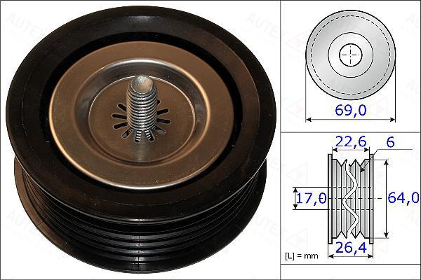 Autex 654878 - Паразитна / водеща ролка, пистов ремък vvparts.bg