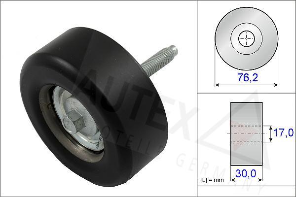 Autex 654337 - Паразитна / водеща ролка, пистов ремък vvparts.bg