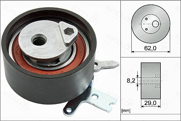 Autex 655087 - Обтяжна ролка, ангренаж vvparts.bg