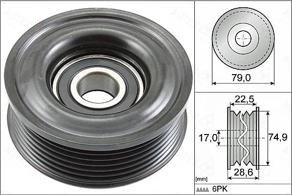 Autex 655036 - Паразитна / водеща ролка, пистов ремък vvparts.bg