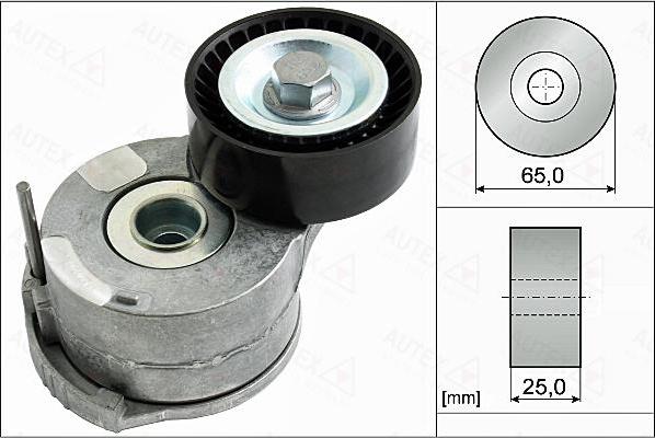 Autex 655038 - Ремъчен обтегач, пистов ремък vvparts.bg