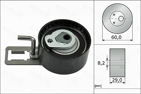 Autex 655150 - Обтяжна ролка, ангренаж vvparts.bg