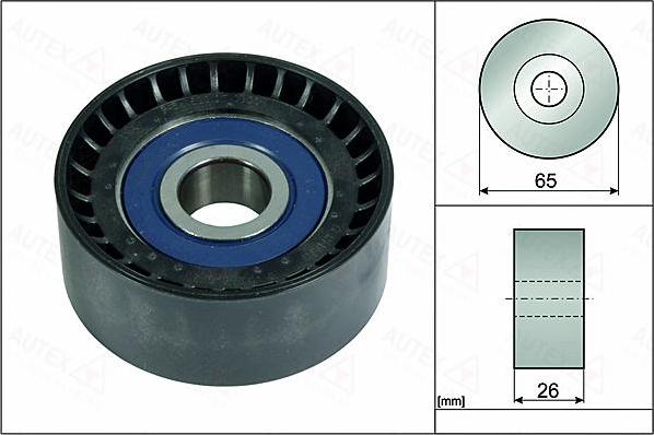 Autex 655114 - Паразитна / водеща ролка, пистов ремък vvparts.bg